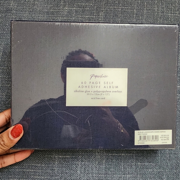 NWT, Paperchase Unisex Floral Sixty (60) Page Self Adhesive Album, sz 9"x12" - Picture 2 of 8